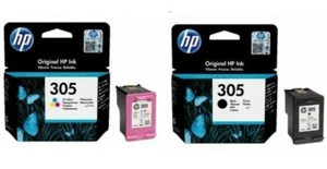 2 cartucce HP 305 nero e colore originale Originali - Imagen 1 de 1