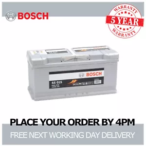 Bosch S5015 Car Battery 12V Sealed Calcium 5 Yr Warranty Type 020 - Picture 1 of 11