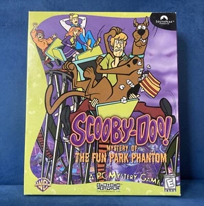 NEW SEALED "Scooby Doo Mystery of the Fun Park Phantom" PC game big box vintage - Picture 1 of 21