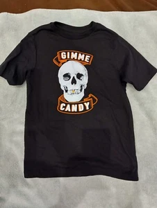 Celebrate Halloween Give Me Candy Skull T-shirt Child's Medium (8) - Picture 1 of 4