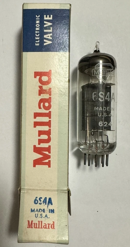 Tubo de vacío 6S4A radio TV válvula, Nos Mullard Foto 1 de 1
