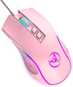 Wired Gaming Mouse RGB Backlit 3600 DPI Lightweight for PC,Laptop,Mac,PS4,XBOX - Picture 1 of 6