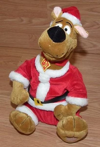 Gemmy Industries Scooby-Doo Santa Clause Battery Operated Singing Stuffed Animal - Picture 1 of 6