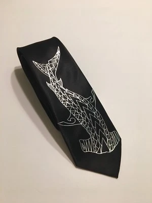 Shark Necktie , Art On A Tie , Hammer Shark , Fun And Cool - Image 1 of 4