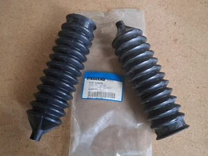 MAZDA 323 BF BW 626 GC -87 STEERING GEAR RACK SEAL BOOT PAIR 2pc GENUINE - Picture 1 of 5