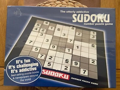 Sealed Primark Sudoku Number Puzzle Game Utterly Addictive Board Game Ages 12+  - Image 1 of 4