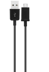 OEM New Samsung Galaxy Original Micro USB Fast Charger Data USB Cable 5ft Black - Picture 1 of 4