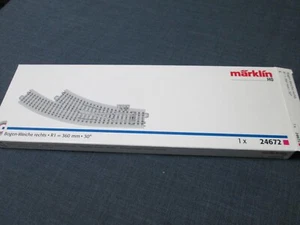 Märklin - Bogen-Weiche rechts - R1 360mm - 24672 -  C-Gleis - elektrisch - Bild 1 von 2