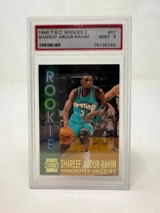 1996 T.S.C.ROOKIES SHAREEF ABDUR-RAHIM PSA 9 - Picture 1 of 2