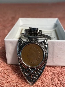 NEW American Coin Treasures 1901 Indian Cent Arrowhead Coin Key Ring w/COA Boxed - Picture 1 of 8