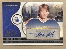 2005-06 SP Game Used Edition Auto Draft /69 Jari Kurri #AD-JK Auto HOF