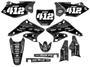2004-2006 RMZ 250 APACHE Grey Senge Graphics Kit Compatible with Suzuki - Picture 1 of 10