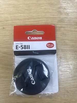 Brand New Genuine Canon E-58 II 58mm Front Lens Cap - Image 1 of 2