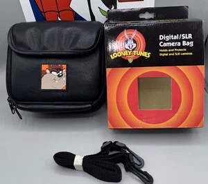 1998 VINTAGE Looney Tunes Taz Camera Bag strap And Original Packaging - Picture 1 of 19