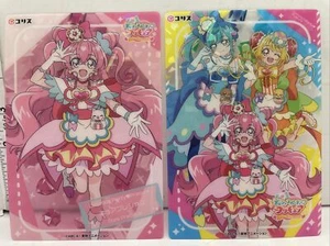 Delicious Party Precure Clear Card Cure Precious Korisu Gum Lot Of 2 US Seller - Picture 1 of 5
