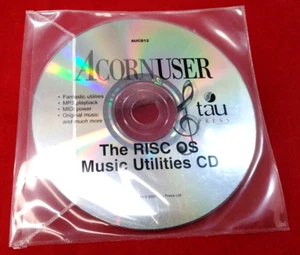 The Risc OS Música Utilities Cd-Rom Por Bellota Usuario AUCD12 para Computadoras - Foto 1 di 3