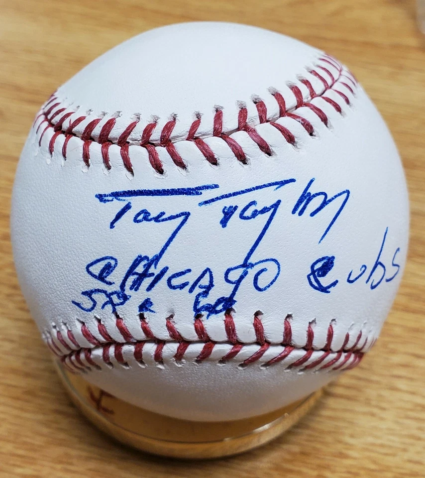 Autographed Tony Taylor Official Rawlings Major League Baseball w/COA - Image 1 of 1