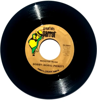BOBBY BORIS PICKETT - Monster Mash -  Vinyl 45rpm 1962  Parrot 5N-59041 - Image 1 of 4