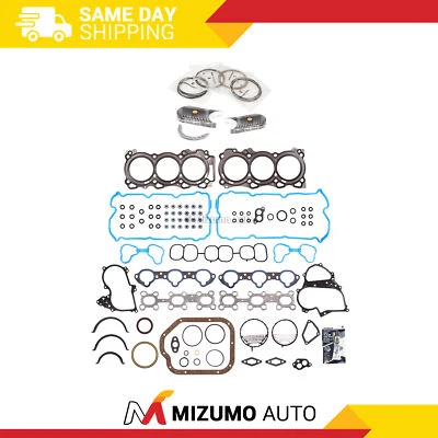 Juego completo de juntas cojinetes anillos aptos 09-10 Nissan Murano 3.5L DOHC VQ35DE Foto 1 de 4