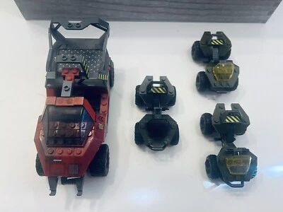 Limited halo mega construx vehicle lot - Red WartHog + 3 Mongooses - Image 1 of 4