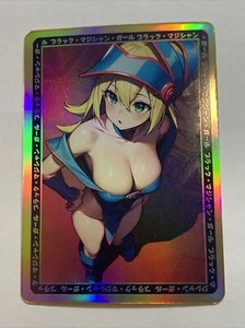 Dark Magician Girl Sexy ACG Waifu Card Holo Anime Yugioh Art Doujin Border Laser - Picture 1 of 5
