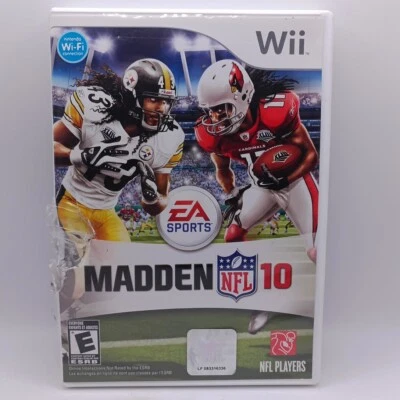 Madden NFL 10 (Nintendo Wii, 2009) CIB Acceptable *Damaged Case* See Pics - Image 1 of 4