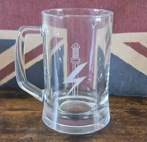 sfsg / 1 para / sf support group - beer pint glass tankard 660ml logo glass tum - Foto 1 di 2
