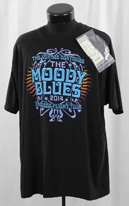 Camiseta The Moody Blues 2014 Tour Camiseta 2XL Boleto de Concierto Talón Clásico Atemporal - Imagen 1 de 21