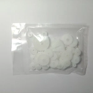 Juego de 72 kits de engranajes de plástico eje de gusano manga eje corona husillo para automóvil engranajes de motor - Imagen 1 de 2