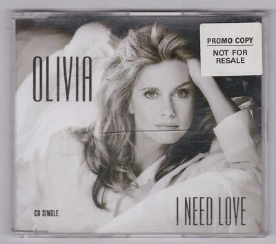 Olivia Newton-John ‎– I Need Love UK CD Single — 第 1/2 张图片