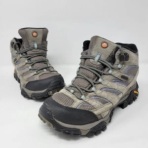 Merrell J06054 Moab 2 Mid wasserdichte Wanderschuhe Damengröße 8 grau - Bild 1 von 11
