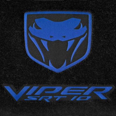 Lloyd Mats VELOURTEX 3 件套地板垫 2008 - 2010 Viper SRT-10 COUPE *蓝色标志* — 第 1/3 张图片