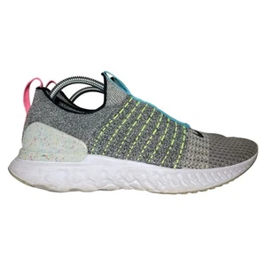 Nike React Phantom Run Flyknit 2 Men's White Flash Crimson CZ7865 100 Size 10.5 - Picture 1 of 12
