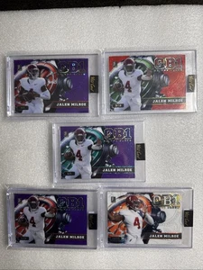 Lote de 5 tarjetas Jalen Milroe-QB-Seahawks•2025 Wild Card QB1• numeradas/15 o menos - Imagen 1 de 2