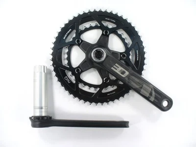 Rotor 3D30 52/36 175mm Double BB386EVO BB30 PF30 BBright Road Racing TT Crankset - Image 1 of 4