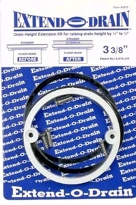 Extend-O-Drain ~ 3-3/8" White Form #3375 - Picture 1 of 1