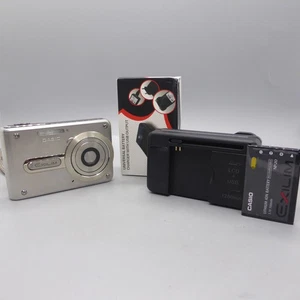 Casio Digital Camera Exilim EX-S100 3.2MP Silver Tested - Picture 1 of 11