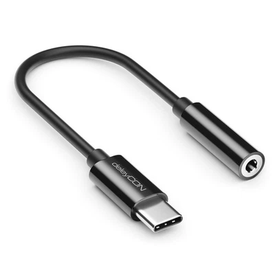 USB-C auf 3,5mm Buchse Audio Adapter Klinke Klinkenadapter DAC TRRS Handy Tablet - Bild 1 von 4