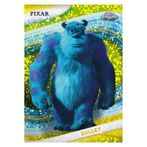 2025 Topps Chrome Disney Sulley #5 Giallo Mini-Diamante Rifrattore - Foto 1 di 3