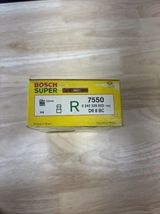 10 Pack Bosch Super Cu-Electrode Spark Plugs (10 Pieces) R 7550 DR 8 BC - Picture 1 of 4