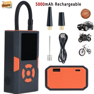150 PSI Rechargeable Car Tire Inflator Motorcycle Air Pump Compressor Portable - Picture 1 of 17