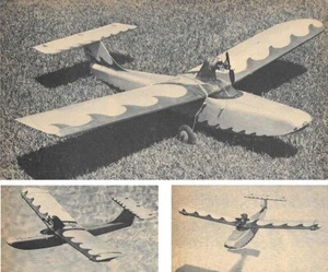 Model Airplane Plans (RC): LI'L SWELL 32" Floatplane for .020 by Ken Willard - Picture 1 of 3