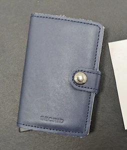 Secrid Mini Cartera Protector de Tarjeta Cuero Cartera Seguro Estuche para Tarjetas 8-10 Tarjetas - Imagen 1 de 4