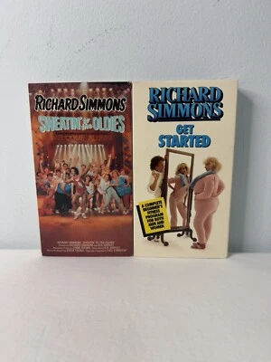 (2) Vintage 1988 RICHARD SIMMONS Sweatin' to the Oldies VHS Tape Get Started - Image 1 of 4