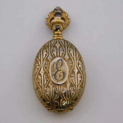 Reloj Colgante Colibri Dos Manejas Cuarzo Analógico Mujer Batería Nueva Foto 1 de 4