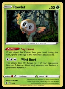 Carta Pokemon Rowlet 2/15 McDonald's Promos 2022 Holo 50 HP leggermente giocata B4 - Foto 1 di 2