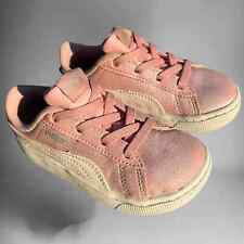 Toddler Classic Pink Puma Sneakers no tie