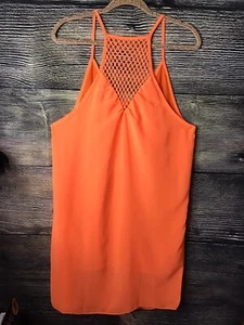 Neu ohne Etikett lachsfarben transparent mit Futter Loungewear Spagetthi Träger süß - Bild 1 von 3