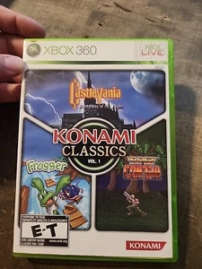 Konami Classics: Vol. 1 (Xbox 360, 2009) CIB Complete Works Castlevania Contra - Picture 1 of 10