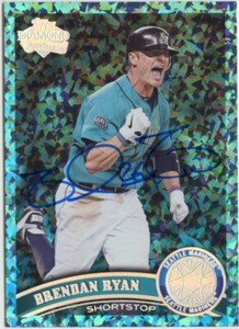 2011 Topps Update Hope Diamond Anniversary #US167 Brendan Ryan /60 Auto Signed